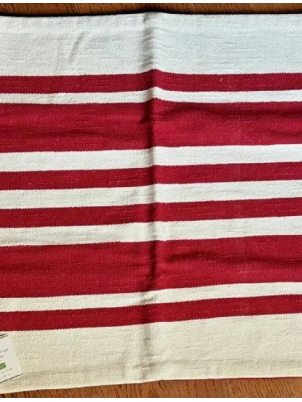 New Pottery Barn Luxembourg Stripe Pillow Cover RED 20” SQ